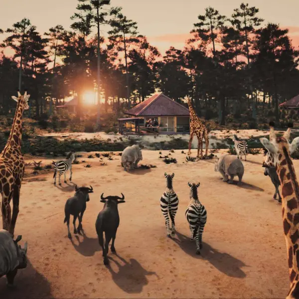 Verjaardag uitje in de dierentuin