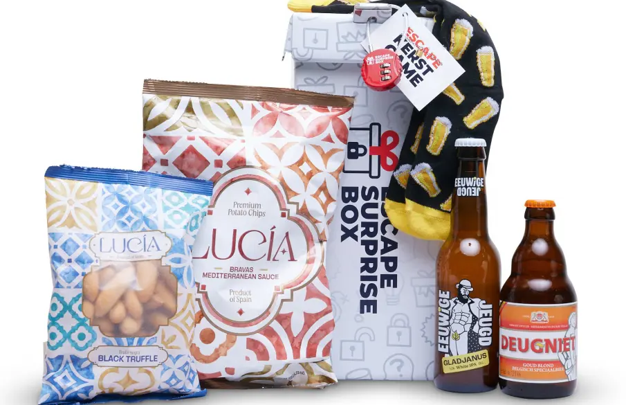 Escape Kerstpakket - Borrelbox met bier
