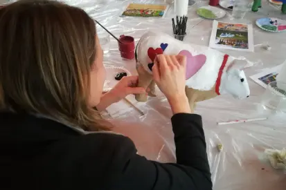 Koe schilderen | Creatieve workshops