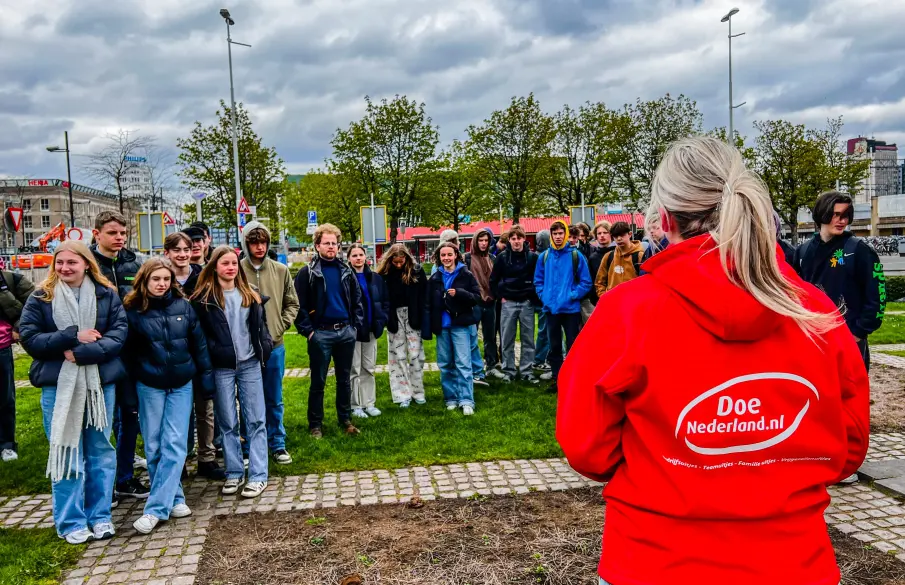 Hele school op schoolreis