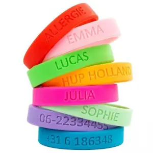 Armbandje kind met (nood)nummer
